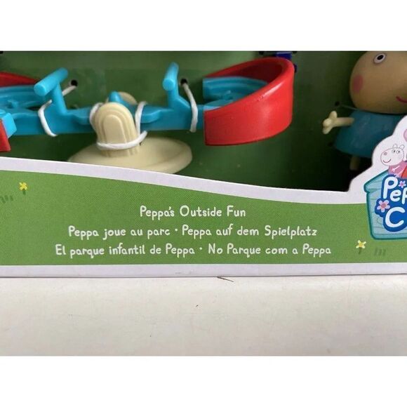 Peppa Pig Peppa's Adventures Peppa's Outside Fun Playset NEW - Picture 2 of 9